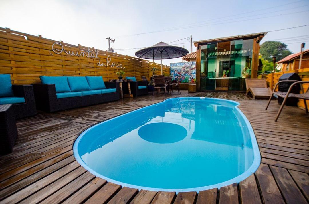 Hostel Quintal Do Rosa Прайя-ду-Роза Экстерьер фото